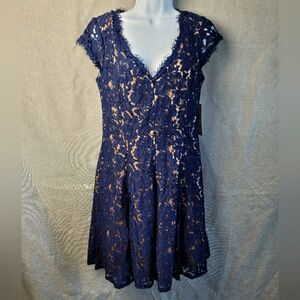 HOST PICK🙌 NWT- ELIZA J Lace Fit-and-Flare Dress